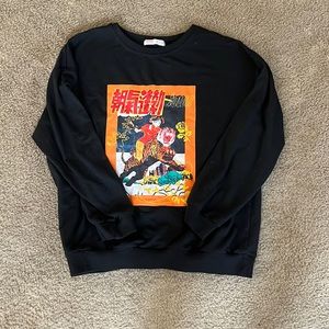 Black anime Women’s sweatshirt